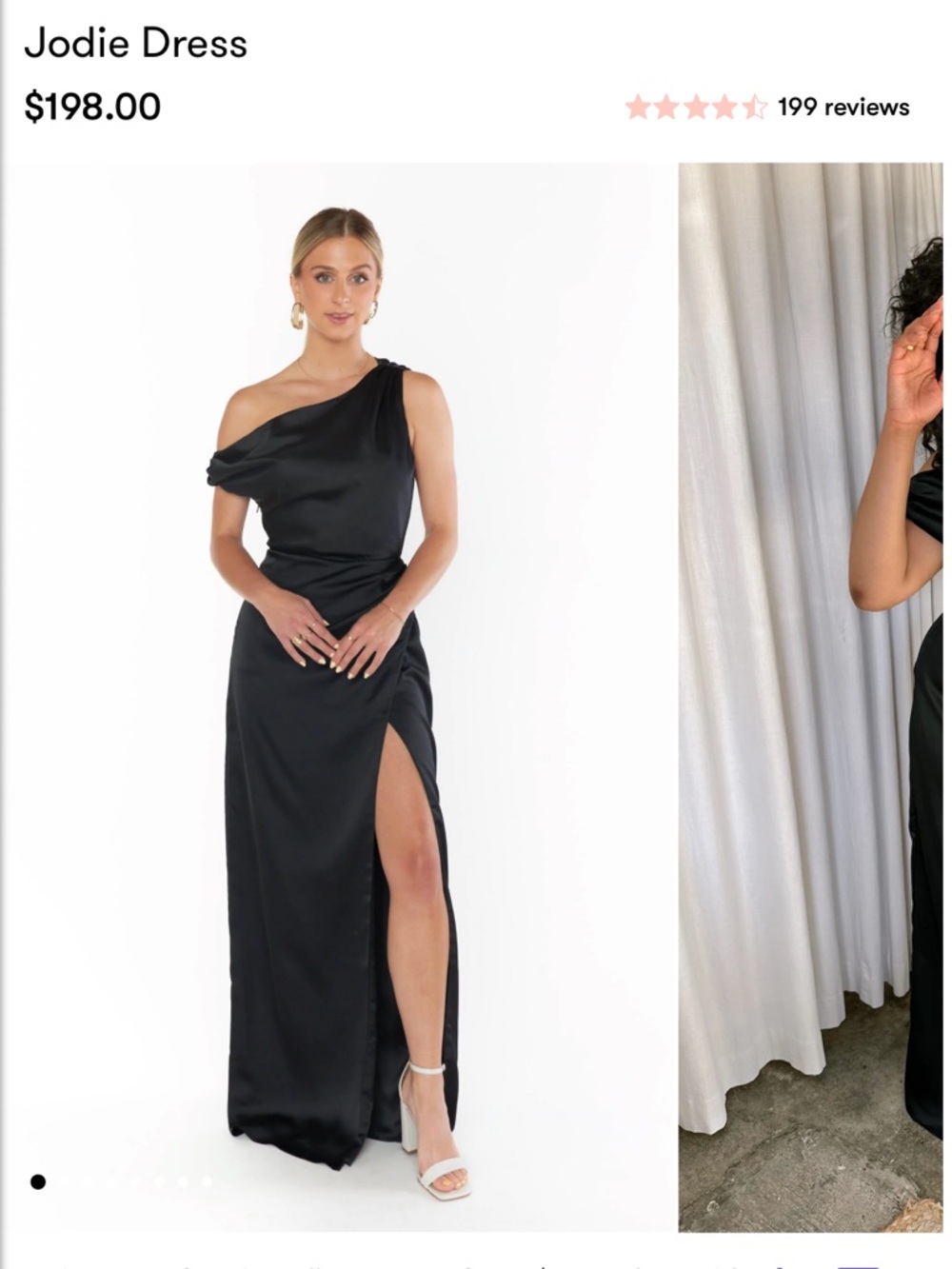 Show me your mumu black jodie dress